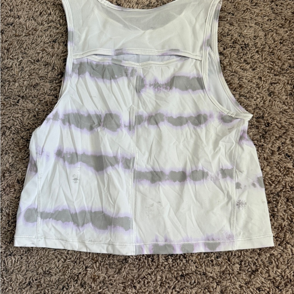 lululemon sculpt cropped tank top